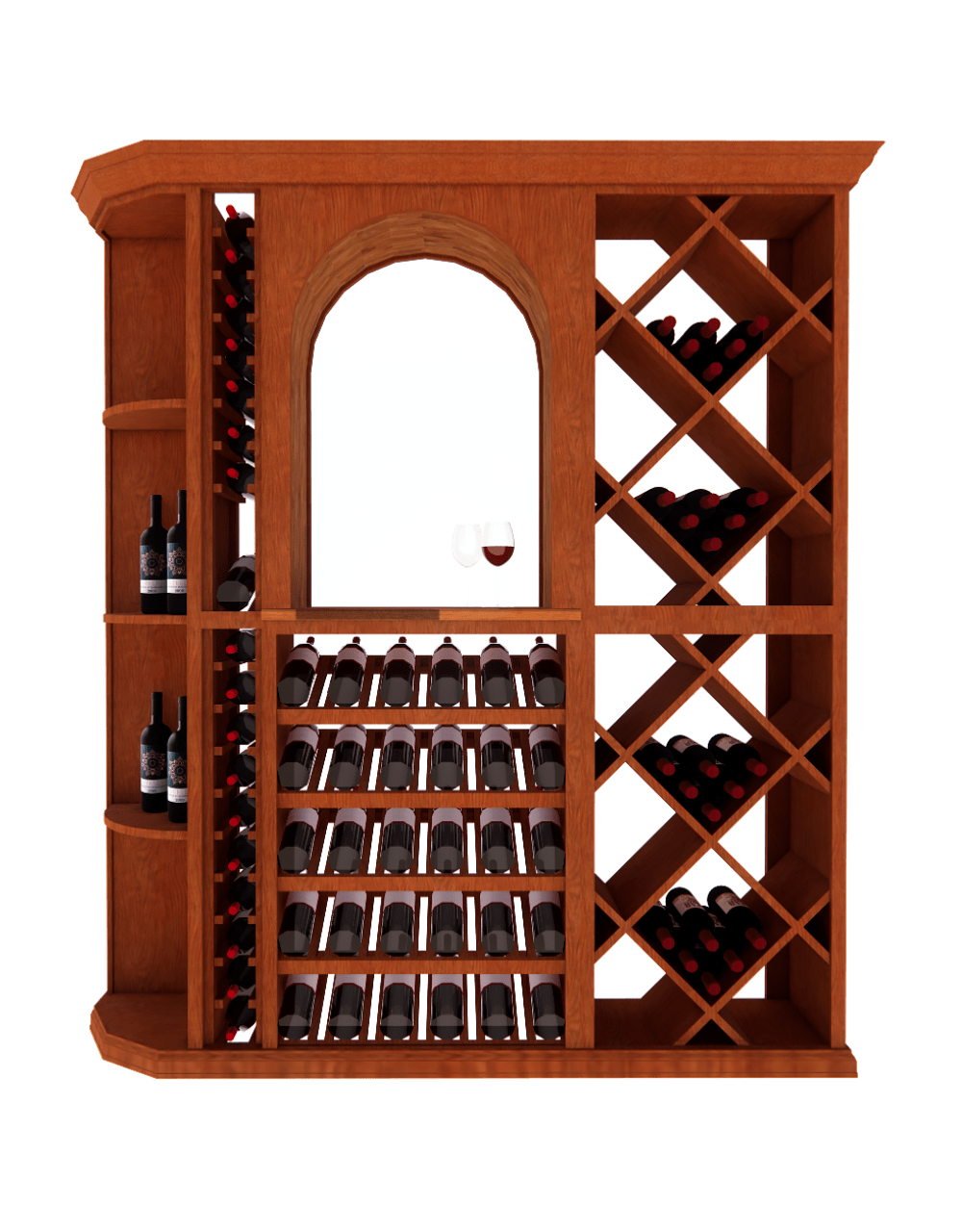 6 Foot RediCellar Wine Cellar - 210 Bottle Capacity Wine Racks Wine Coolers Empire