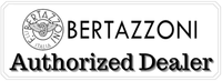 Bertazzoni Authorized Dealer badge – official retailer of Bertazzoni Italian ranges, ovens, and kitchen appliances.