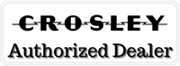 Crosley Authorized Dealer badge – trusted retailer for Crosley appliances, refrigerators, freezers, and home products.