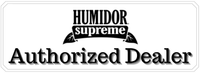 Humidor Supreme Authorized Dealer badge – official retailer for Humidor Supreme cigar humidors and storage solutions.