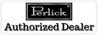 Perlick Authorized Dealer badge – official retailer of Perlick wine coolers, beverage centers, and bar refrigeration solutions.