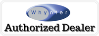 Whynter Authorized Dealer badge ensuring genuine wine fridges, coolers, and trusted service.