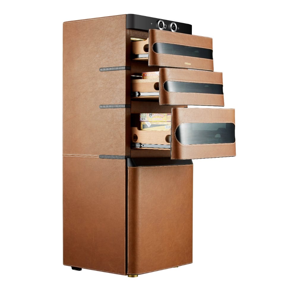 Afidano 1200 Cigars Leather Series Cigar Humidor JC-152A Cigar Humidors JC-152A Wine Coolers Empire