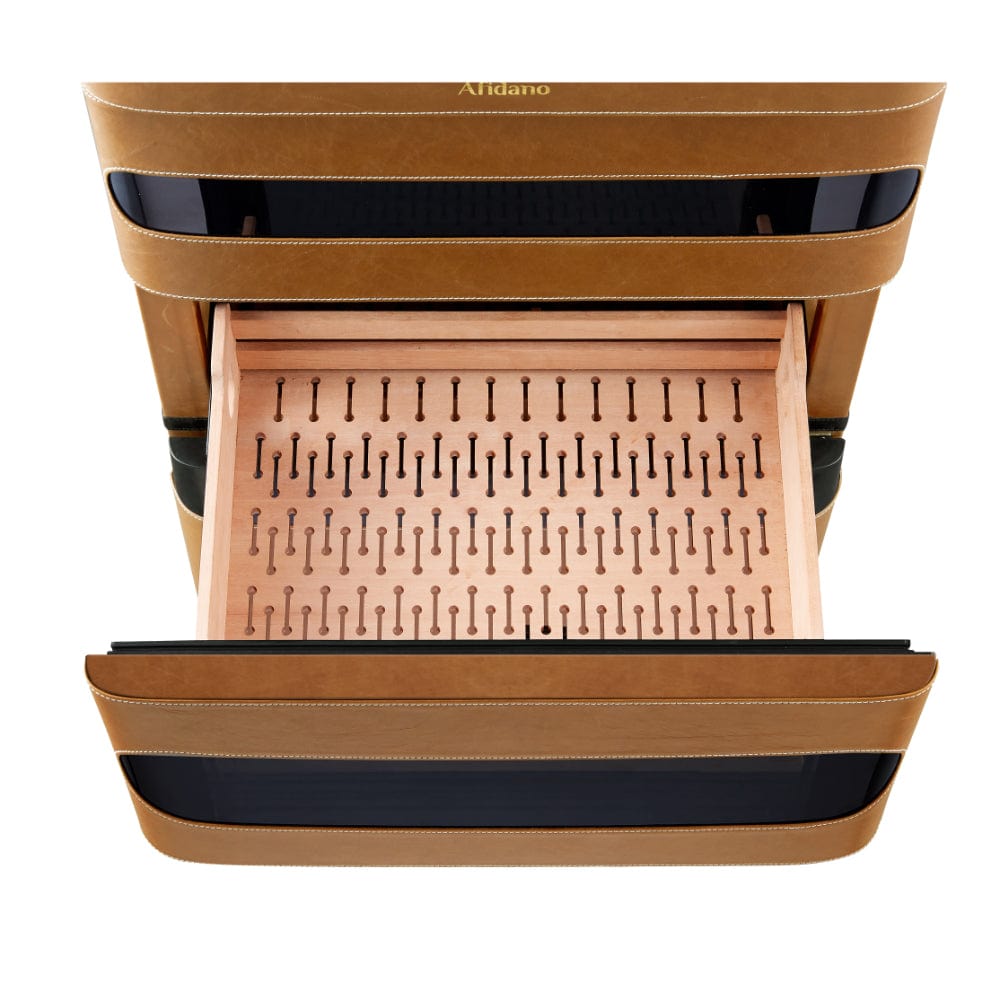Afidano 1200 Cigars Leather Series Cigar Humidor JC-152A Cigar Humidors JC-152A Wine Coolers Empire