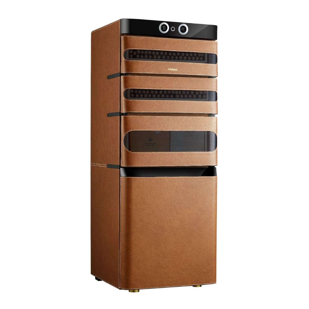 Afidano 1200 Cigars Leather Series Cigar Humidor JC-152A Cigar Humidors JC-152A Wine Coolers Empire