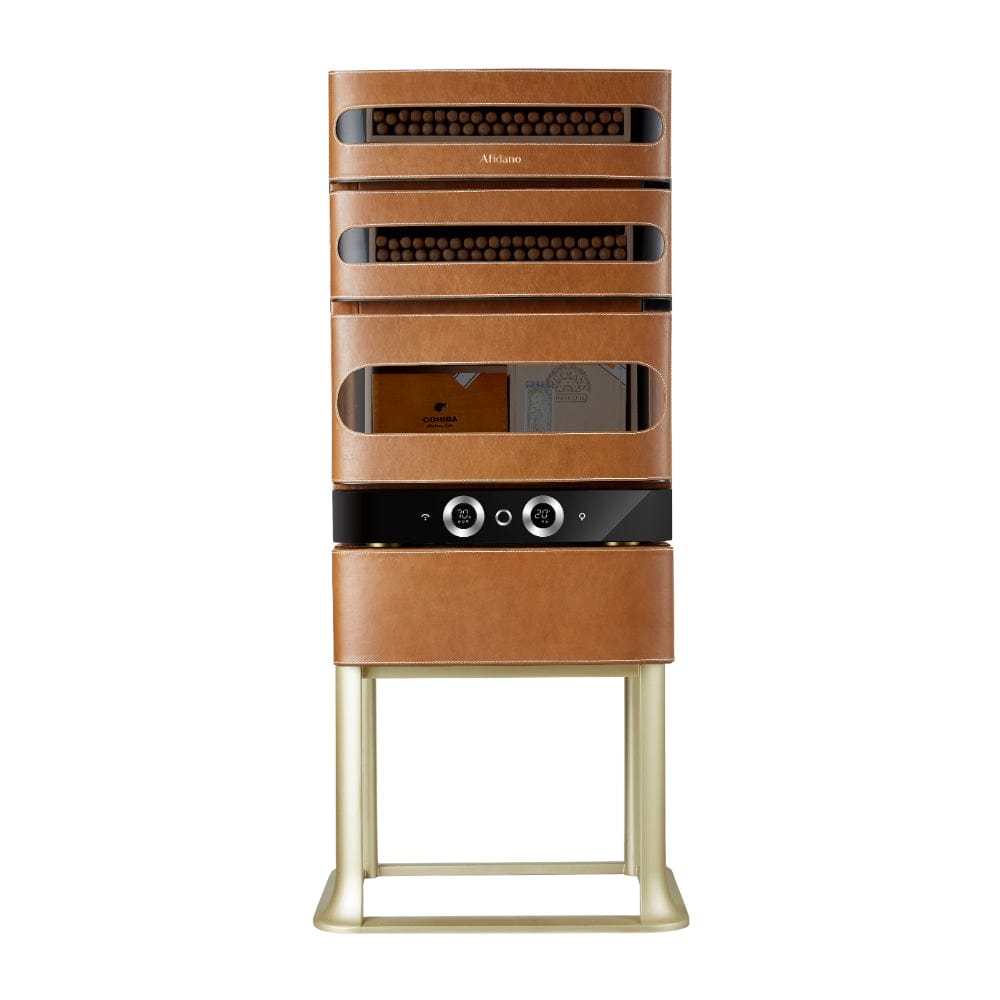 Afidano 250 Cigars Leather Series Cigar Humidor JC-50A Cigar Humidors JC-50A Wine Coolers Empire