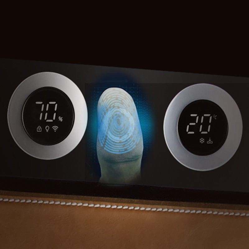 Afidano 250 Cigars Leather Series Cigar Humidor JC-50A Cigar Humidors JC-50A Wine Coolers Empire