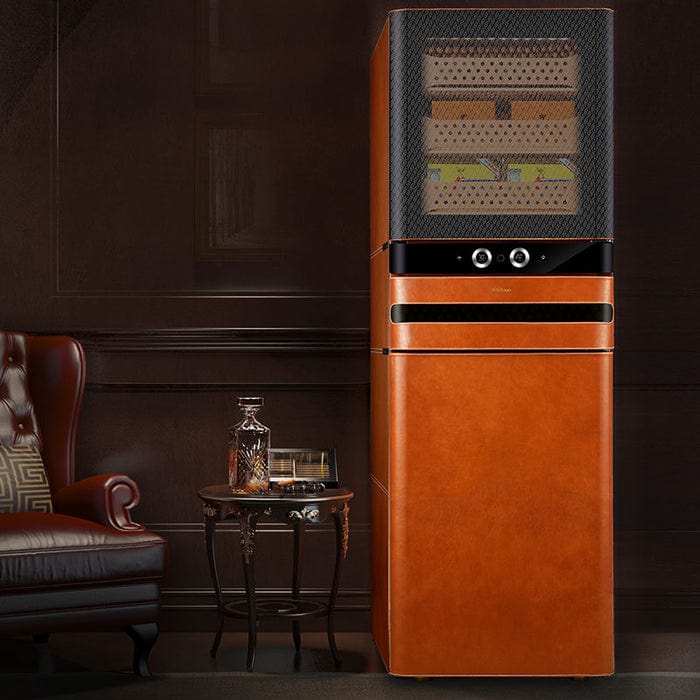 Afidano 2500 Cigars Leather Series Cigar Humidor JC-376A Cigar Humidors JC-376A Wine Coolers Empire