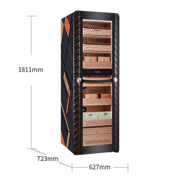 Afidano C8 Art Series 2500 Cigar Electronic Humidor JC-376A3 Cigar Humidors JC-376A3 Wine Coolers Empire