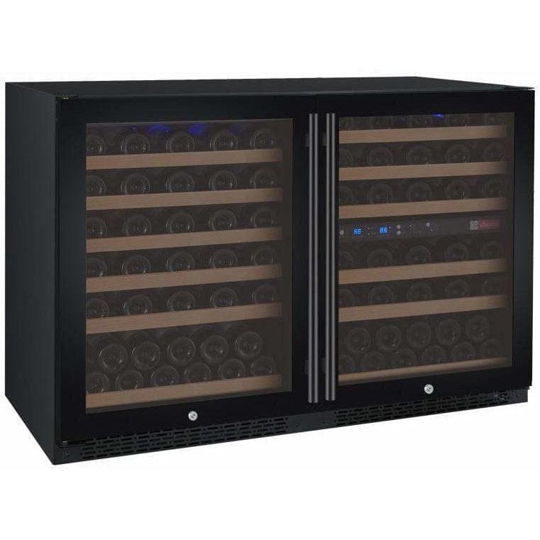 Allavino FlexCount 112 Bottle Three Zone Black Wine Fridge 3Z-VSWR5656-BWT Wine Coolers 3Z-VSWR5656-BWT Wine Coolers Empire