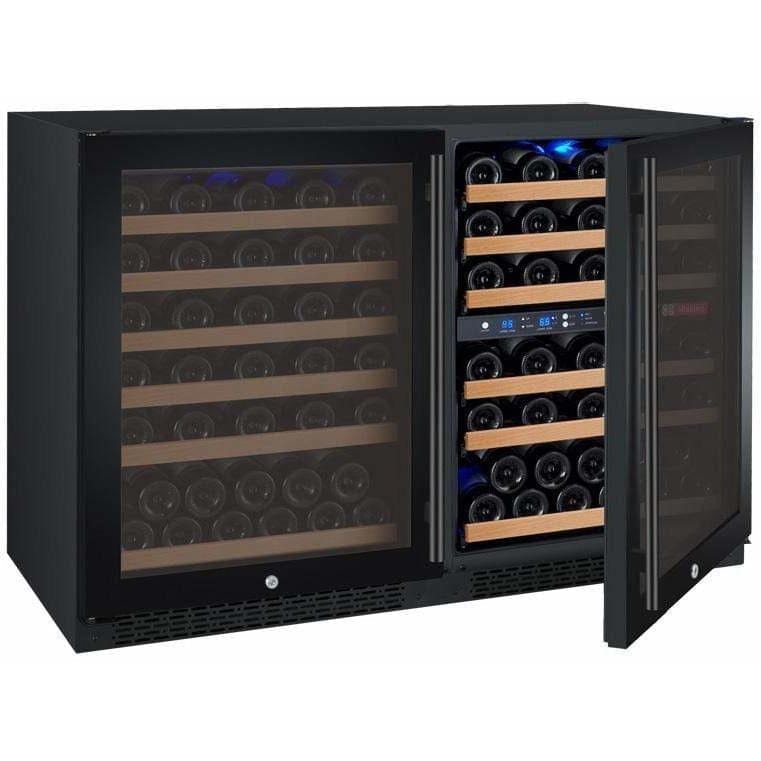 Allavino FlexCount 112 Bottle Three Zone Black Wine Fridge 3Z-VSWR5656-BWT Wine Coolers 3Z-VSWR5656-BWT Wine Coolers Empire