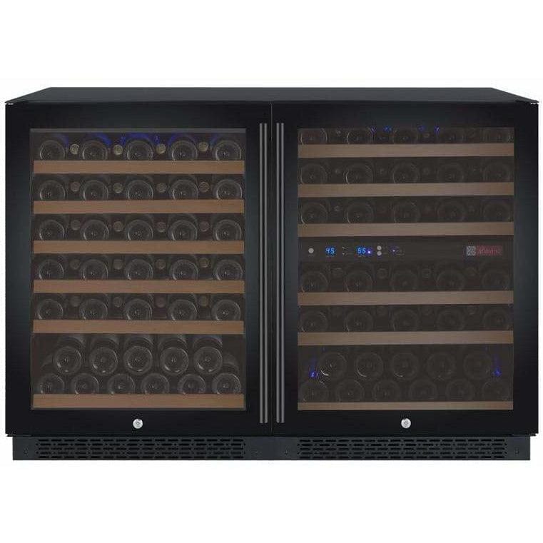 Allavino FlexCount 112 Bottle Three Zone Black Wine Fridge 3Z-VSWR5656-BWT Wine Coolers 3Z-VSWR5656-BWT Wine Coolers Empire