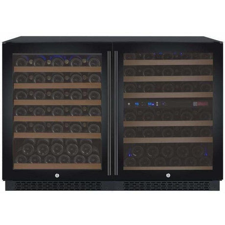 Allavino FlexCount 112 Bottle Three Zone Black Wine Fridge 3Z-VSWR5656-BWT Wine Coolers 3Z-VSWR5656-BWT Wine Coolers Empire