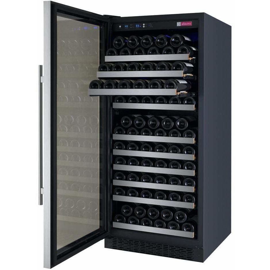 Allavino FlexCount 128 Bottle Single Zone Left Hinge Wine Fridge VSWR128-1SSLN Wine Coolers VSWR128-1SSLN Wine Coolers Empire