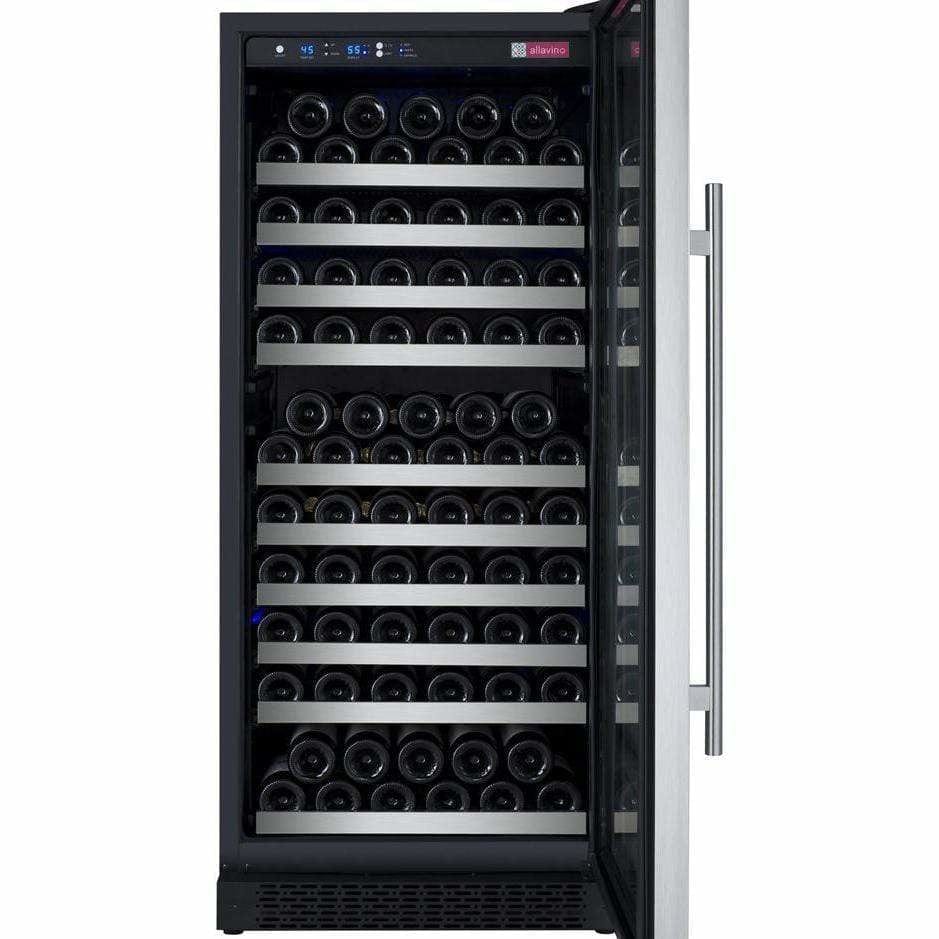 Allavino FlexCount 128 Bottle Single Zone Right Hinge Wine Fridge VSWR128-1SSRN Wine Coolers VSWR128-1SSRN Wine Coolers Empire