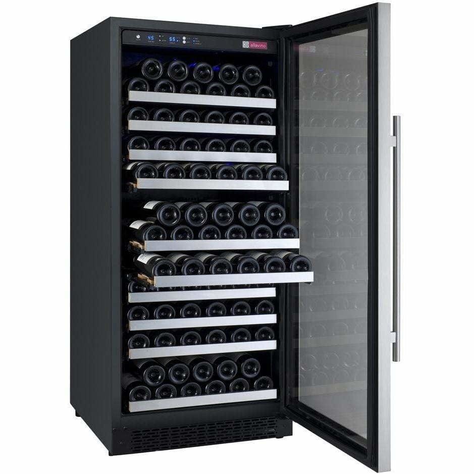 Allavino FlexCount 128 Bottle Single Zone Right Hinge Wine Fridge VSWR128-1SSRN Wine Coolers VSWR128-1SSRN Wine Coolers Empire
