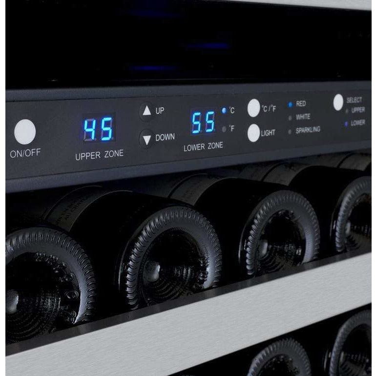 Allavino FlexCount 172 Bottle Dual Zone Left Hinge Wine Fridge VSWR172-2SSLN Wine Coolers VSWR172-2SSLN Wine Coolers Empire