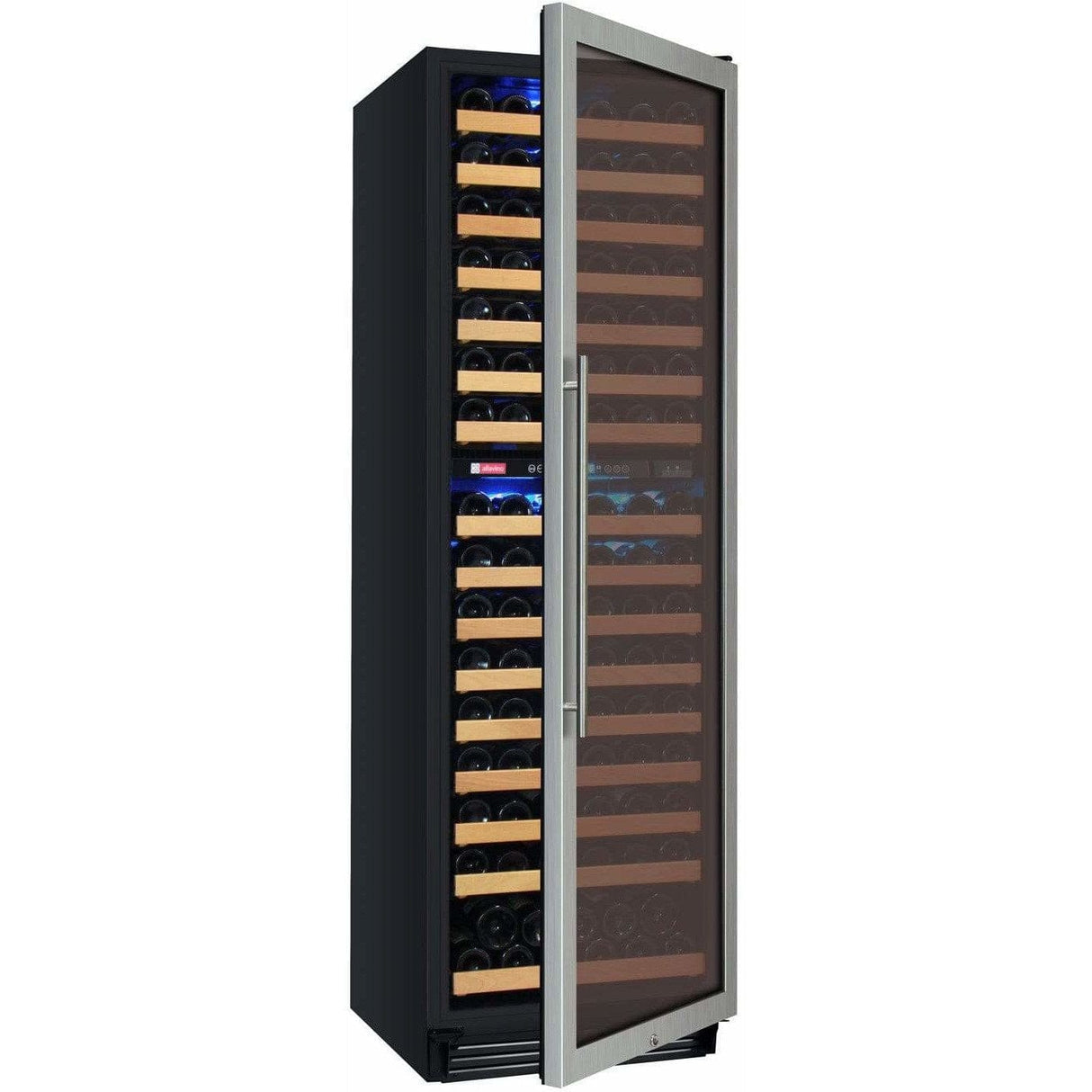 Allavino FlexCount 172 Bottle Dual Zone Stainless Steel Right Hinge Wine Fridge YHWR172-2SWRN Wine Coolers YHWR172-2SWRN Wine Coolers Empire
