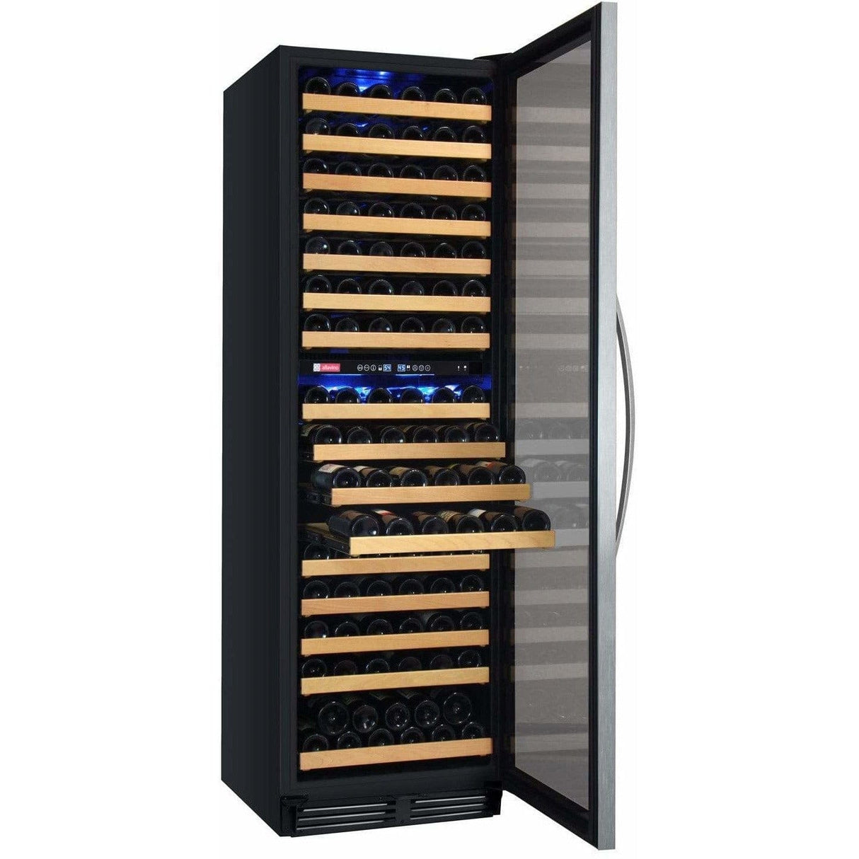 Allavino FlexCount 172 Bottle Dual Zone Stainless Steel Right Hinge Wine Fridge YHWR172-2SWRN Wine Coolers YHWR172-2SWRN Wine Coolers Empire