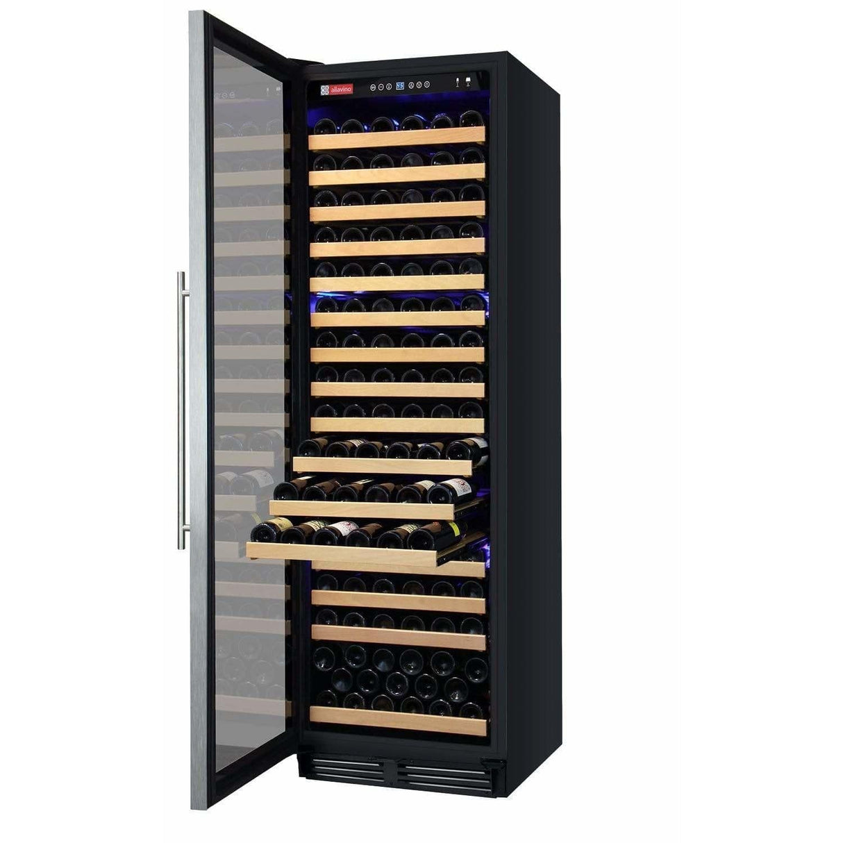 Allavino FlexCount 174 Bottle Single Zone Left Hinge Wine Fridge YHWR174-1SWLN Wine Coolers YHWR174-1SWLN Wine Coolers Empire