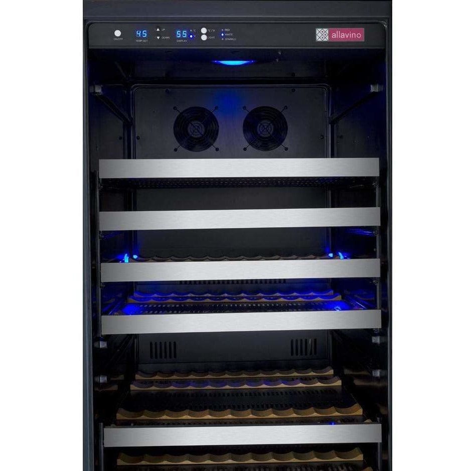 Allavino FlexCount 177 Bottle Single Zone Left Hinge Wine Fridge VSWR177-1SSLN Wine Coolers VSWR177-1SSLN Wine Coolers Empire
