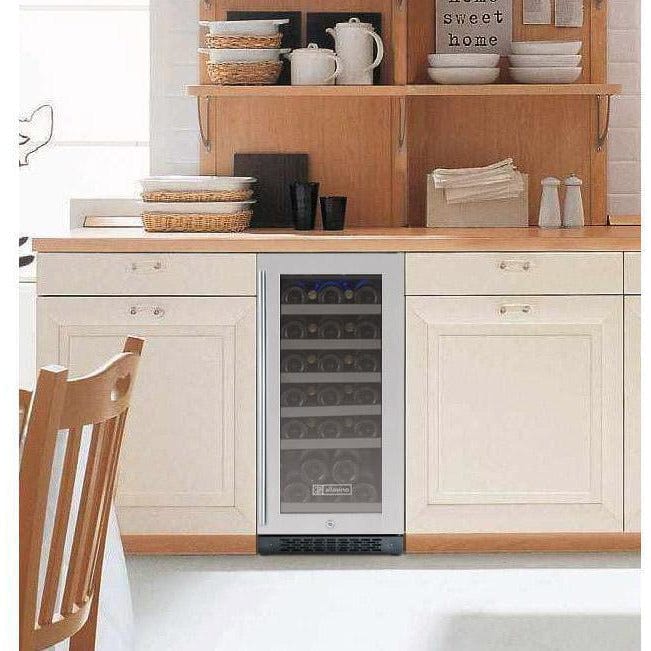 Allavino FlexCount 30 Bottle Single Zone Right Hinge Wine Fridge VSWR30-1SSRN Wine Coolers VSWR30-1SSRN Wine Coolers Empire