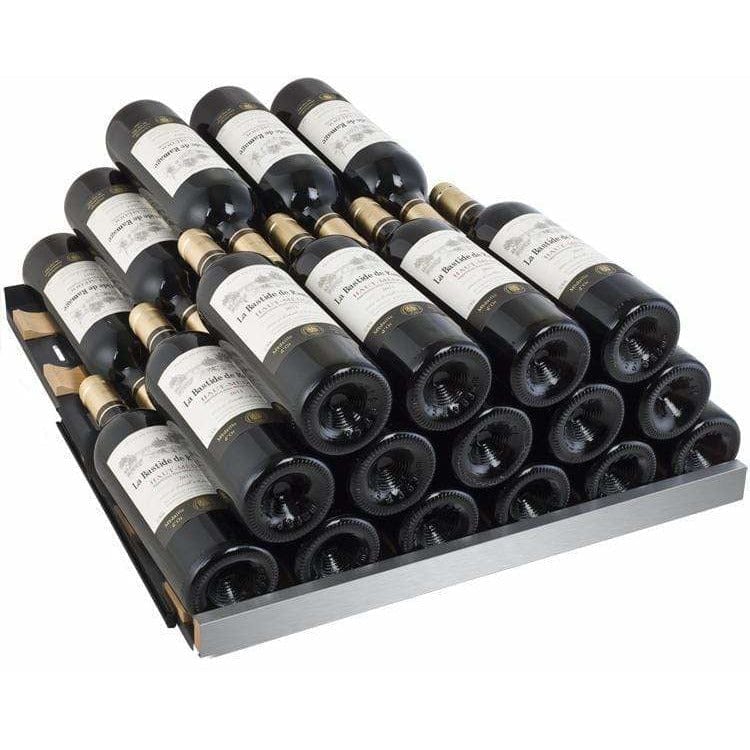 Allavino FlexCount II Tru-Vino 172 Bottle Dual Zone Black Left Hinge Wine Fridge VSWR172-2BL20 Wine Coolers VSWR172-2BL20 Wine Coolers Empire