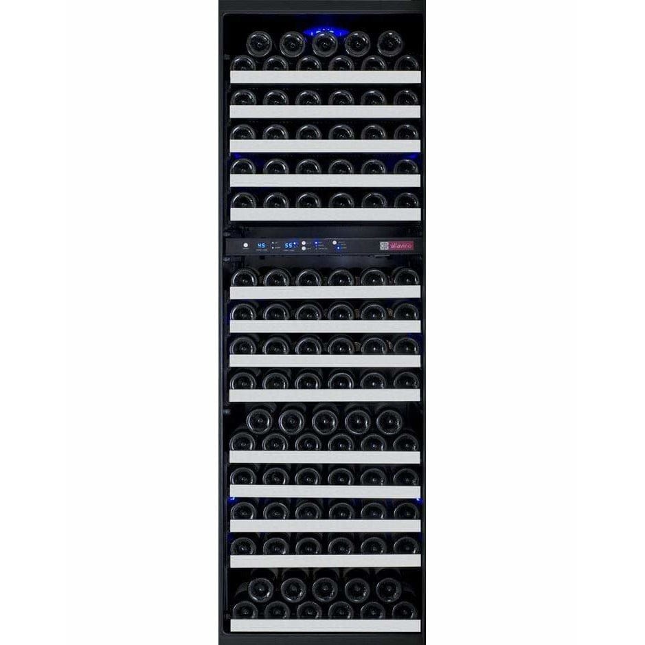 Allavino FlexCount II Tru-Vino 172 Bottle Dual Zone Stainless Steel Right Hinge Wine Fridge VSWR172-2SR20 Wine Coolers VSWR172-2SR20 Wine Coolers Empire