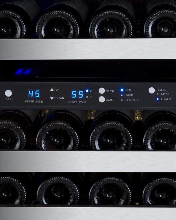 Allavino FlexCount II Tru-Vino 242 Bottle Four Zone Stainless Steel Wine Fridge 2X-VSWR121-2S20 Wine Coolers 2X-VSWR121-2S20 Wine Coolers Empire