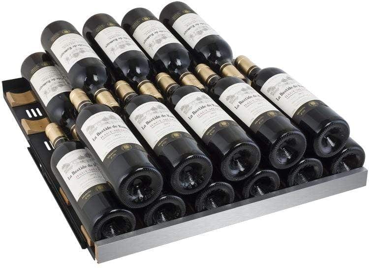 Allavino FlexCount II Tru-Vino 256 Bottle Dual Zone Stainless Steel Wine Fridge 2X-VSWR128-1S20 Wine Coolers 2X-VSWR128-1S20 Wine Coolers Empire