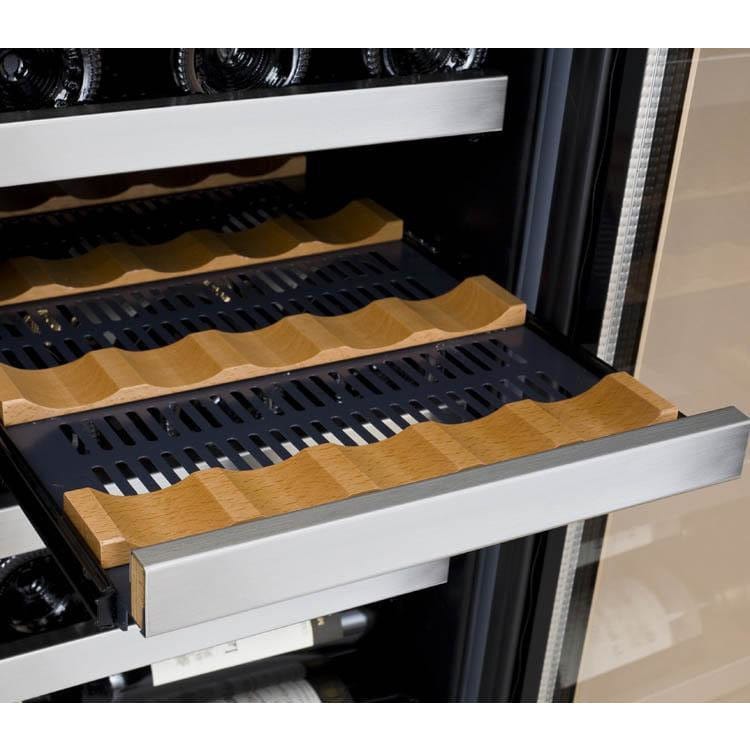 Allavino FlexCount II Tru-Vino 30 Bottle Dual Zone Stainless Steel Left Hinge Wine Fridge VSWR30-2SL20 Wine Coolers VSWR30-2SL20 Wine Coolers Empire
