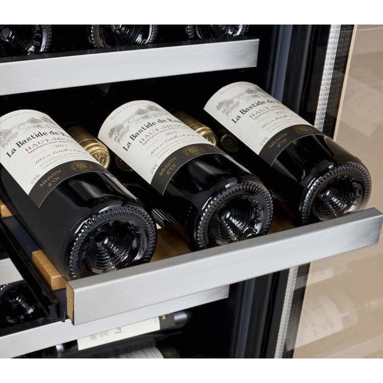 Allavino FlexCount II Tru-Vino 30 Bottle Dual Zone Stainless Steel Left Hinge Wine Fridge VSWR30-2SL20 Wine Coolers VSWR30-2SL20 Wine Coolers Empire