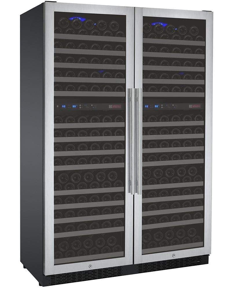 Allavino FlexCount II Tru-Vino 344 Bottle Four Zone Stainless Steel Wine Fridge 2X-VSWR172-2S20 Wine Coolers 2X-VSWR172-2S20 Wine Coolers Empire
