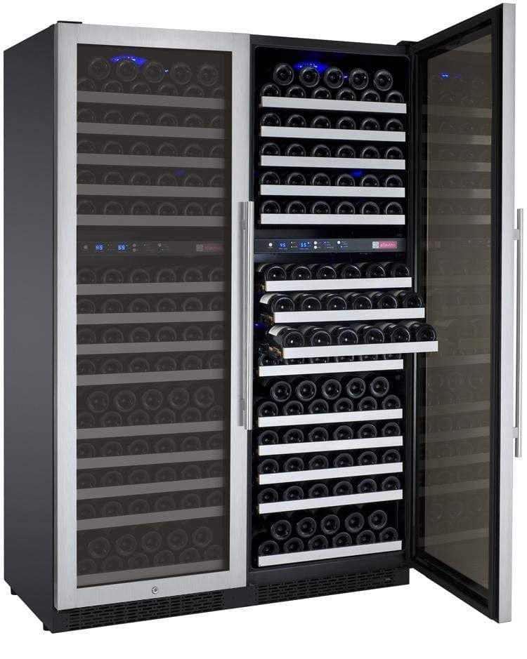 Allavino FlexCount II Tru-Vino 344 Bottle Four Zone Stainless Steel Wine Fridge 2X-VSWR172-2S20 Wine Coolers 2X-VSWR172-2S20 Wine Coolers Empire