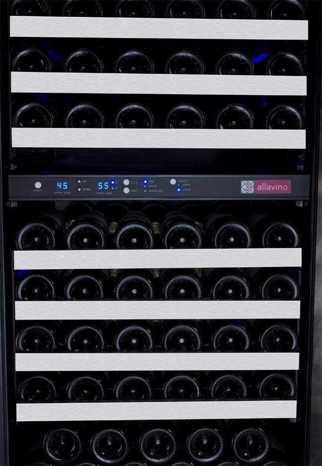 Allavino FlexCount II Tru-Vino 344 Bottle Four Zone Stainless Steel Wine Fridge 2X-VSWR172-2S20 Wine Coolers 2X-VSWR172-2S20 Wine Coolers Empire
