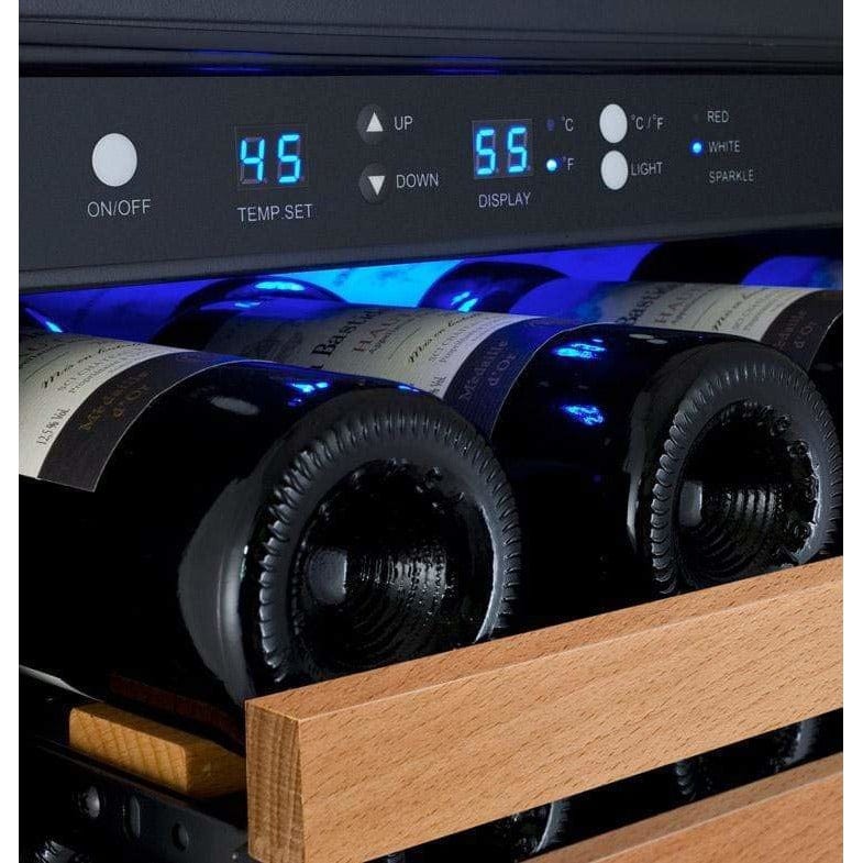 Allavino FlexCount II Tru-Vino 56 Bottle Black Right Hinge Wine Fridge VSWR56-1BR20 Wine Coolers SWR56-1BR20 Wine Coolers Empire