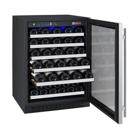Allavino FlexCount II Tru-Vino 56 Bottle Stainless Steel Right Hinge Wine Fridge VSWR56-1SR20 Wine Coolers VSWR56-1SR20 Wine Coolers Empire