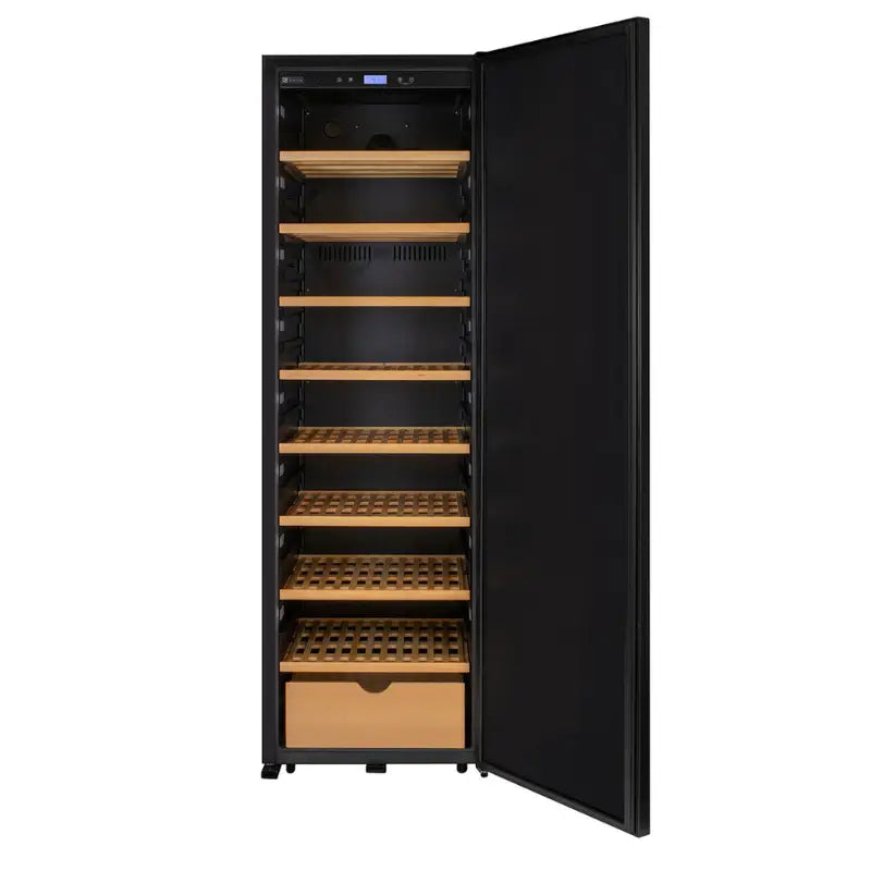 Allavino KWR-8185-1SDR 185 Bottle Single Zone Wine Vault with Solid Black Right Hinge Door Wine Coolers KWR-8185-1SDR Wine Coolers Empire
