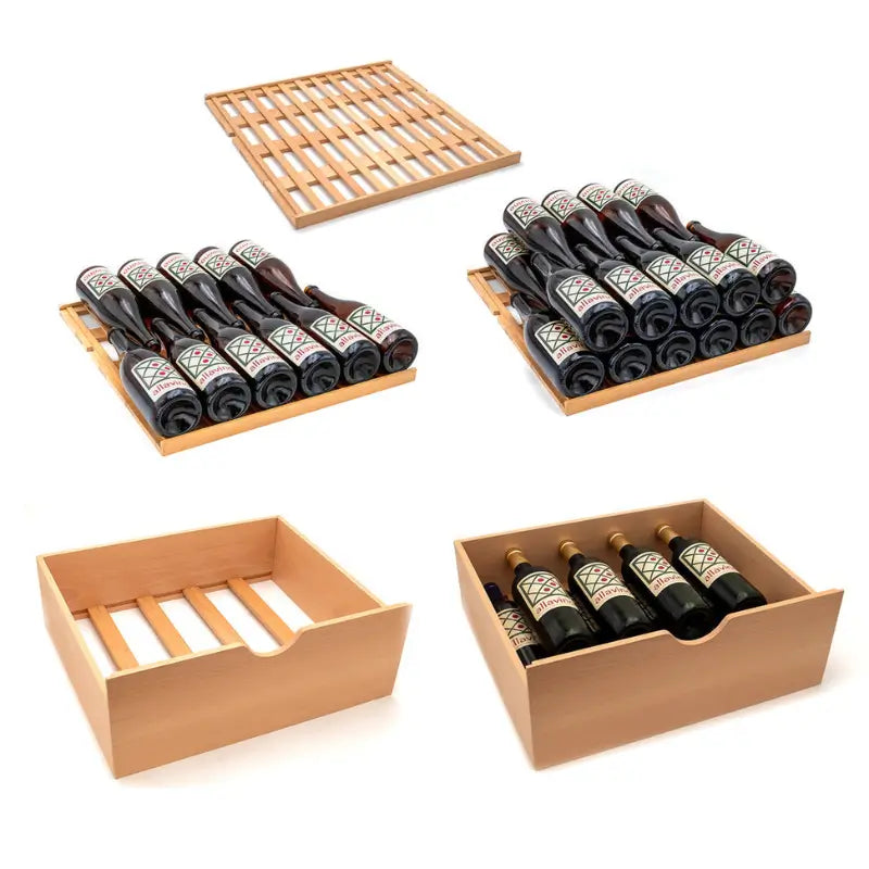 Allavino KWR-8185-1SDR 185 Bottle Single Zone Wine Vault with Solid Black Right Hinge Door Wine Coolers KWR-8185-1SDR Wine Coolers Empire