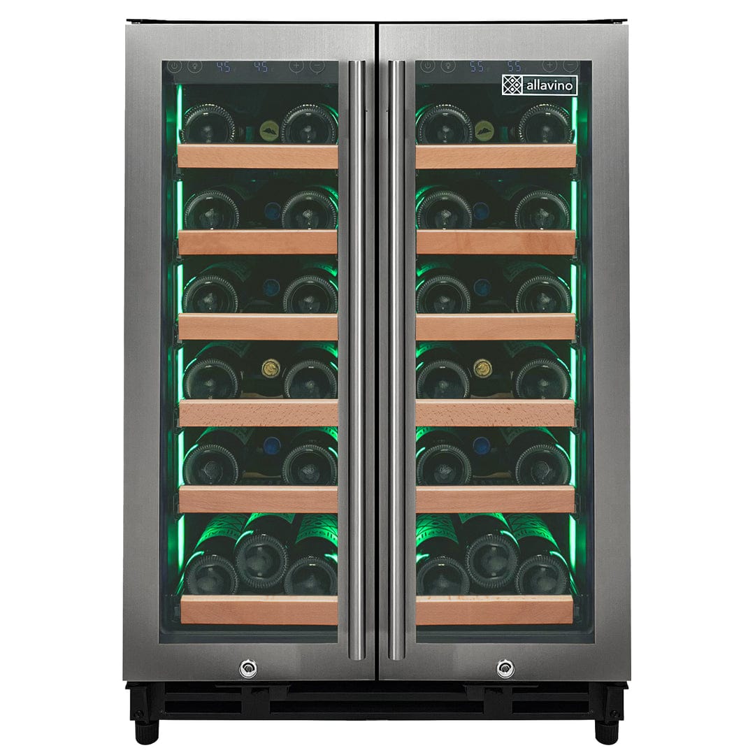 Allavino Reserva Series 36 Bottle Dual Zone Wine Refrigerator VSW3634FD-2S Wine Coolers VSW3634FD-2S Wine Coolers Empire