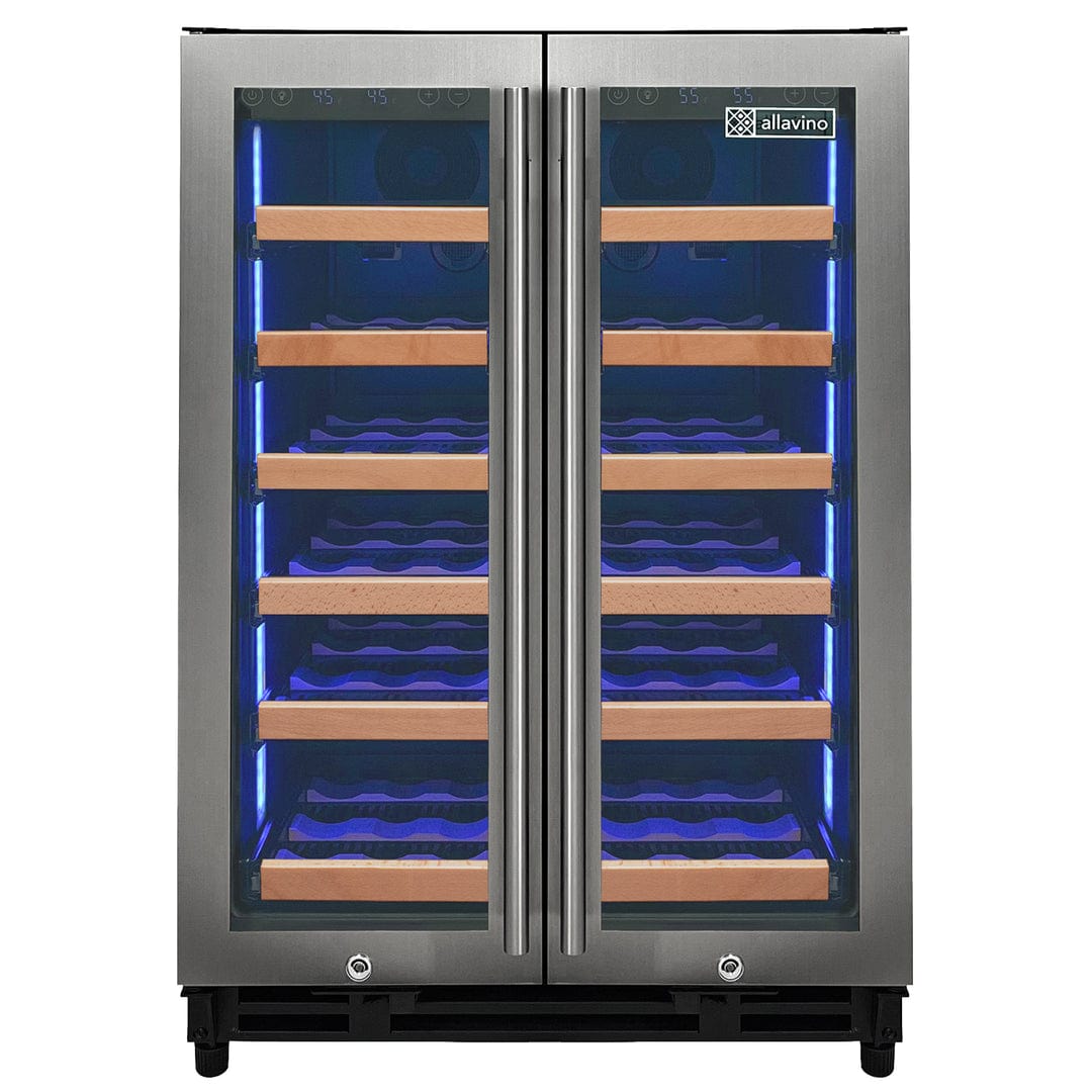 Allavino Reserva Series 36 Bottle Dual Zone Wine Refrigerator VSW3634FD-2S Wine Coolers VSW3634FD-2S Wine Coolers Empire