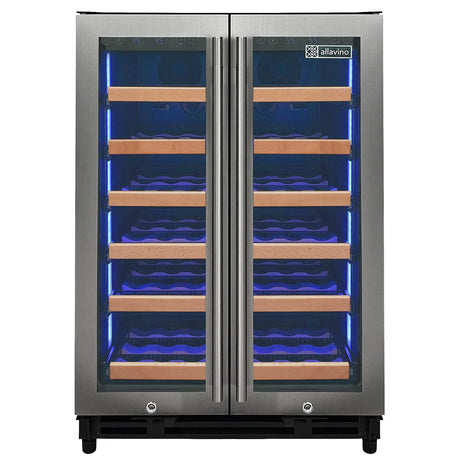 Allavino Reserva Series 36 Bottle Dual Zone Wine Refrigerator VSW3634FD-2S Wine Coolers VSW3634FD-2S Wine Coolers Empire