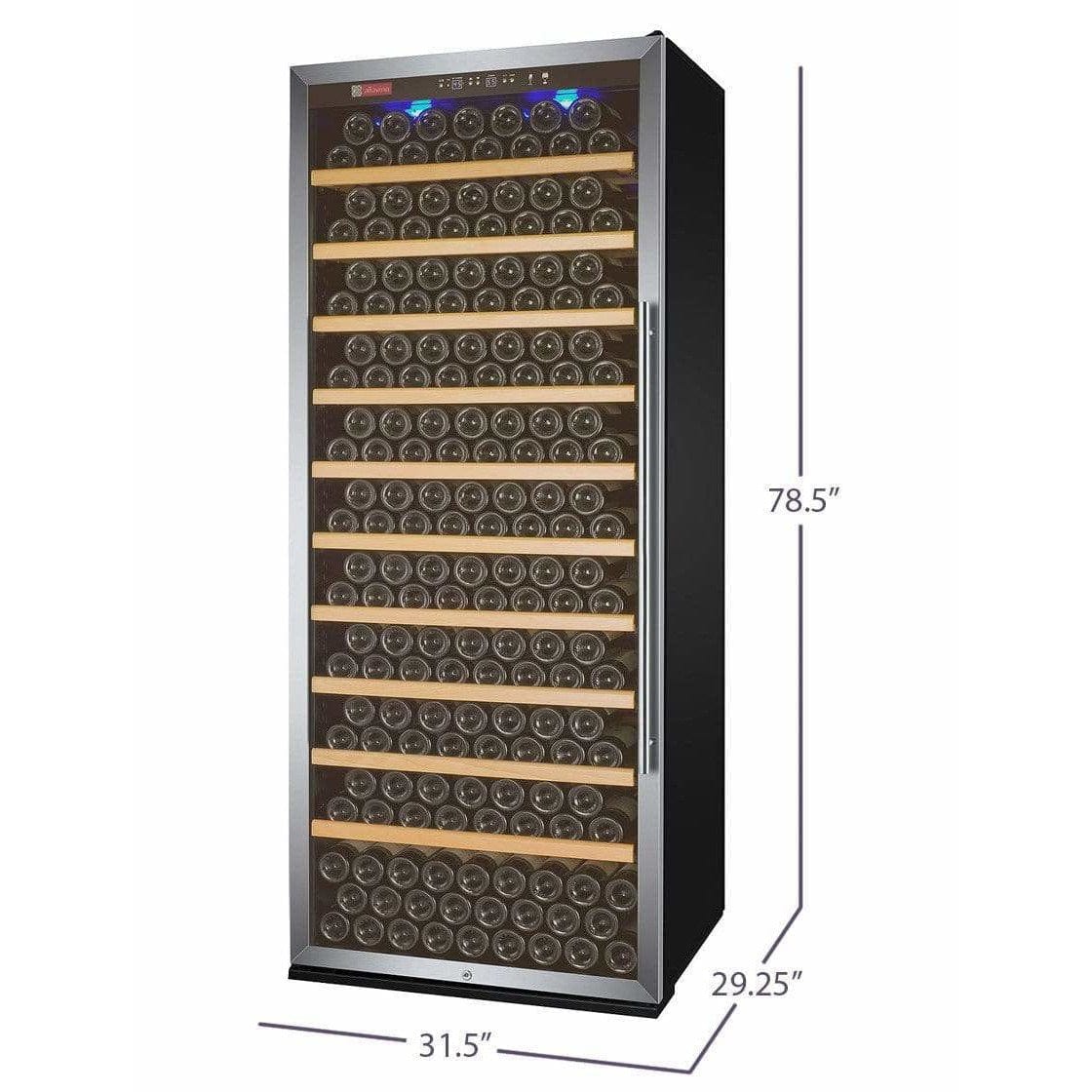 Allavino Vite 305 Bottle Stainless Steel Door Left Hinge Wine Fridge YHWR305-1SLT Wine Coolers YHWR305-1SLT Wine Coolers Empire