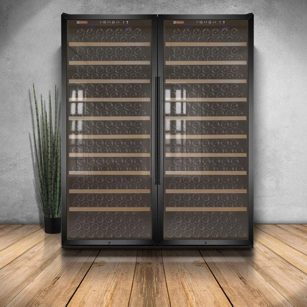 Allavino Vite II Tru-Vino 554 Bottle Dual Zone Black Wine Fridge 2X-YHWR305-1B20 Wine Coolers 2X-YHWR305-1B20 Wine Coolers Empire