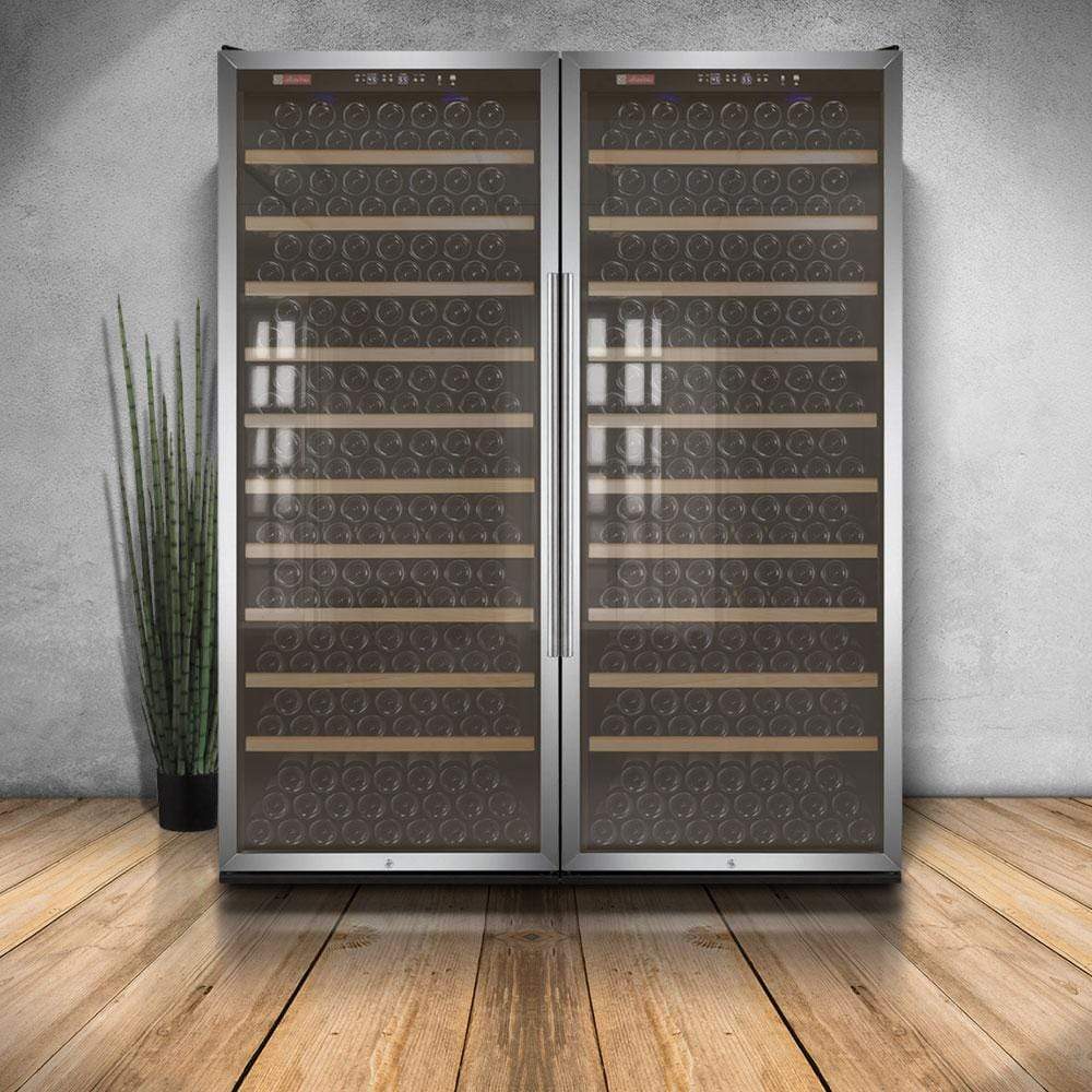 Allavino Vite II Tru-Vino 554 Bottle Dual Zone Black Wine Fridge 2X-YHWR305-1S20 Wine Coolers 2X-YHWR305-1S20 Wine Coolers Empire