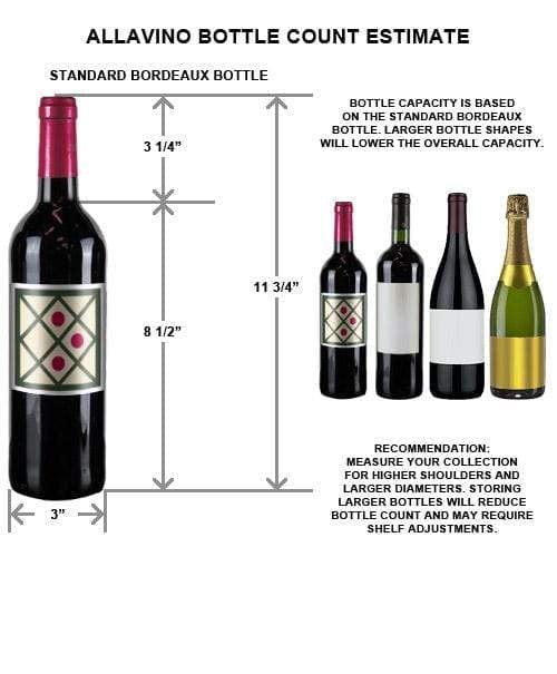Allavino Vite II Tru-Vino 554 Bottle Dual Zone Black Wine Fridge 2X-YHWR305-1S20 Wine Coolers 2X-YHWR305-1S20 Wine Coolers Empire