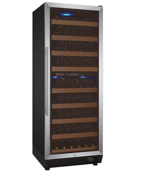 Allavino Vite II Tru-Vino 99 Bottle Dual Zone Stainless Steel Right Hinge Wine Fridge YHWR99-2SR20 Wine Coolers YHWR99-2SR20 Wine Coolers Empire