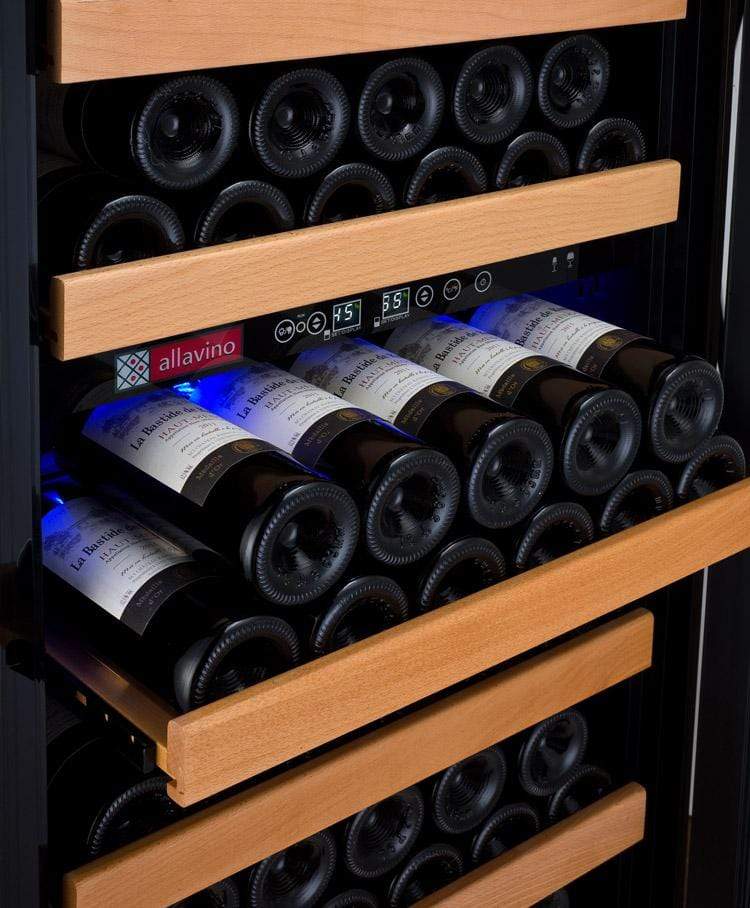 Allavino Vite II Tru-Vino 99 Bottle Dual Zone Stainless Steel Right Hinge Wine Fridge YHWR99-2SR20 Wine Coolers YHWR99-2SR20 Wine Coolers Empire