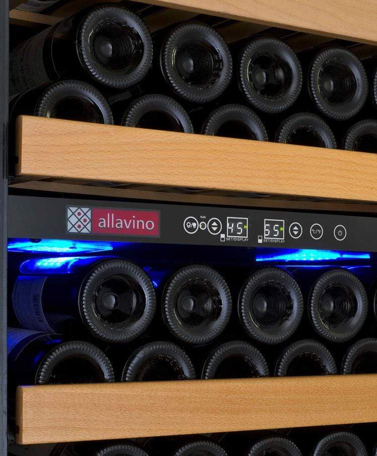 Allavino Vite II Tru-Vino 99 Bottle Dual Zone Stainless Steel Right Hinge Wine Fridge YHWR99-2SR20 Wine Coolers YHWR99-2SR20 Wine Coolers Empire