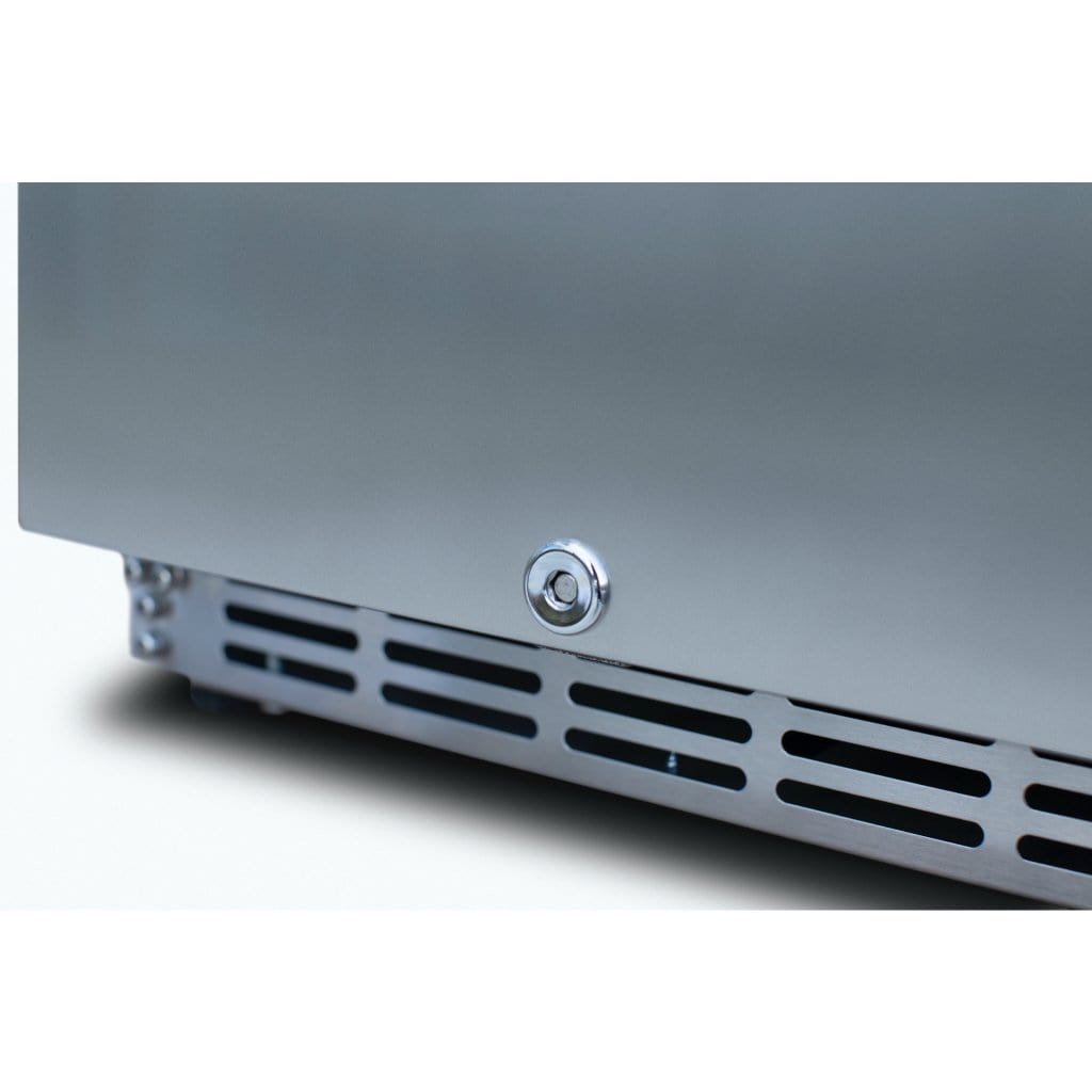 American Made Grills AMG 15" Outdoor Rated Fridge w/Glass Door SSRFR-15G Refrigerators SSRFR-15G Wine Coolers Empire